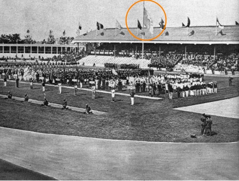 La historia de la bandera olímpica desaparecida en Amberes 1920