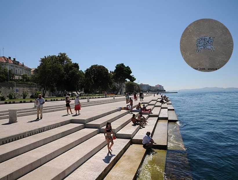 órgano de mar en Croacia