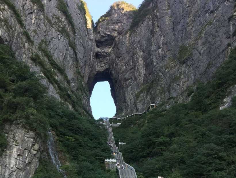 Puerta del cielo en China