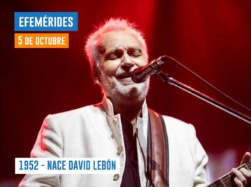 5 de octubre - Nace David Lebón