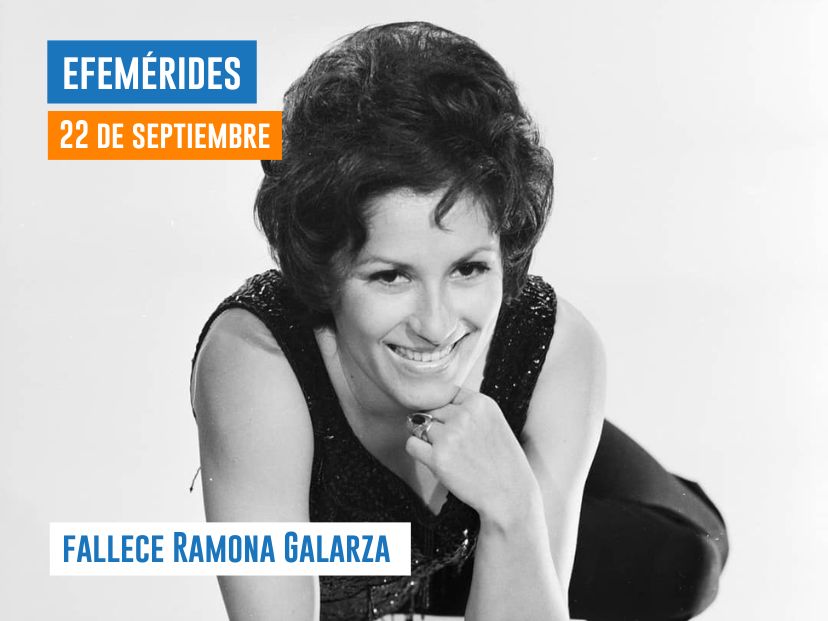 ramona galarza cantante de folclore fallecida el 22 de septiembre foto vieja blanco y negro