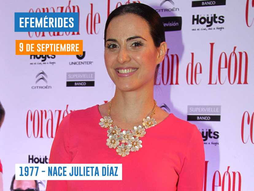 9 DE SEPTIEMBRE DE 1977 - NACE JULIETA DÍAZ