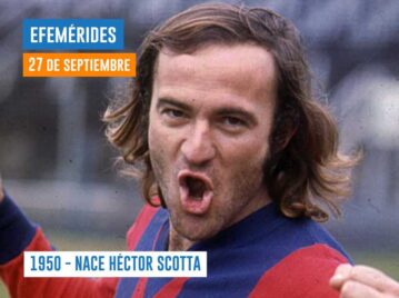 27 DE SEPTIEMBRE DE 1950 - NACE HÉCTOR SCOTTA