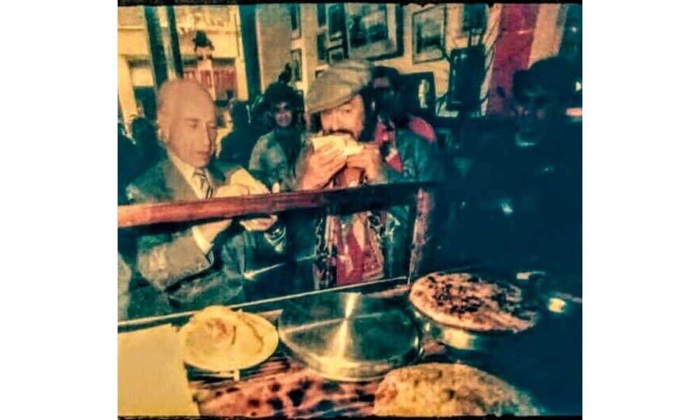 Fangio y Pavarotti en una clásica pizzería de La Boca