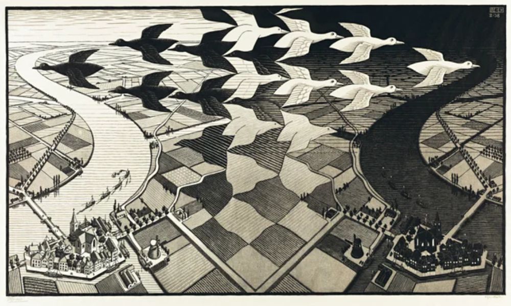 Grabado de Maurits Cornelis Escher