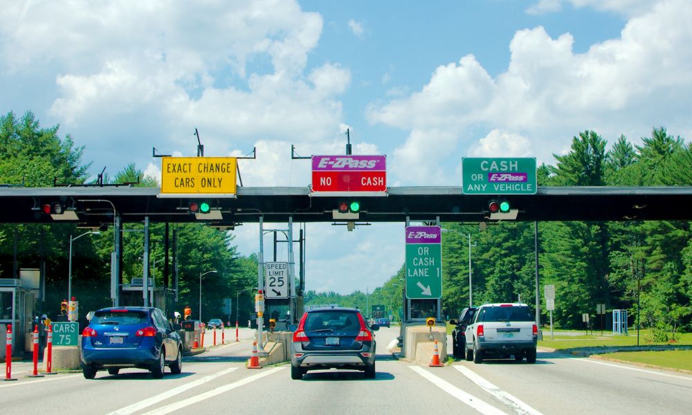 "Turnpike" en Estados Unidos, donde se cobra el peaje