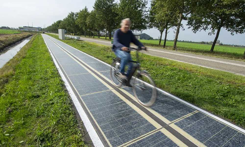 bicisendas solares en Países Bajos