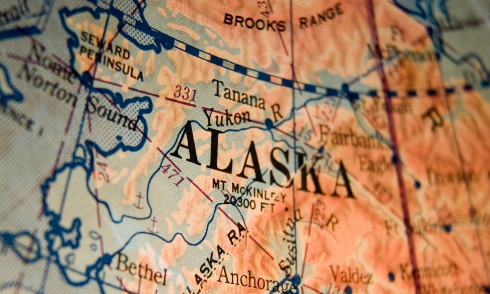 alaska mapa