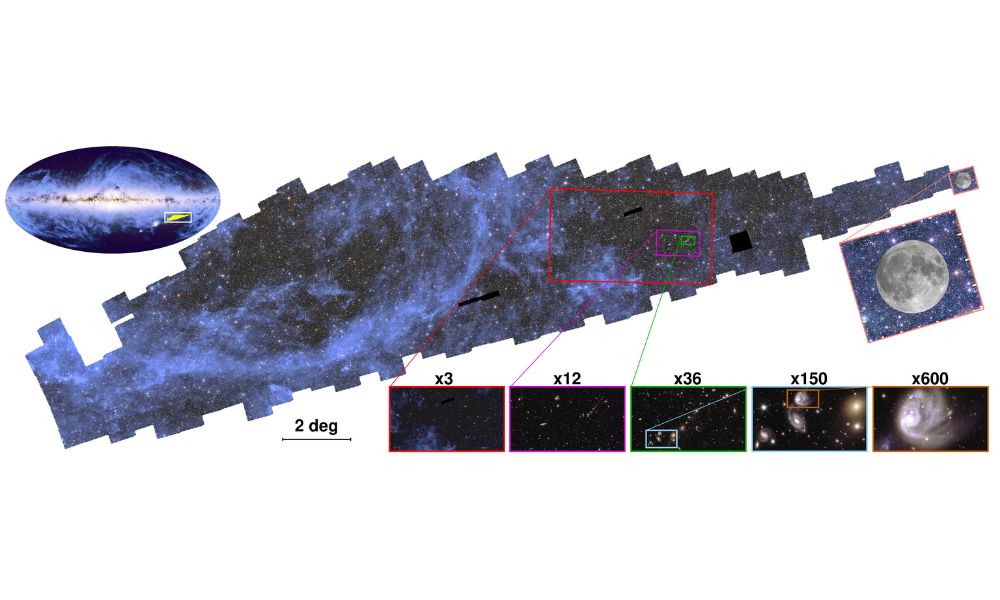 Escala del primer megamapa en 3D del universo. 