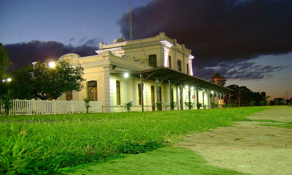 Una estación de tren en la provincia de Formosa, que antes se llamó Territorio del Bermejo. 