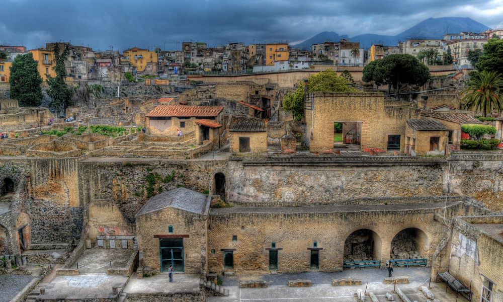 Ruinas de Ercolano en Italia