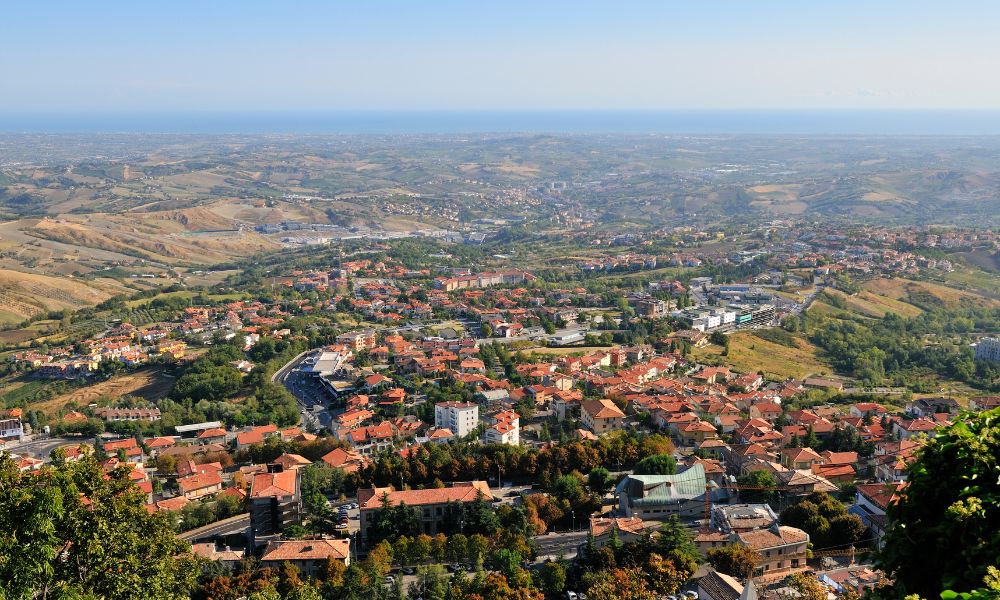 san marino vista aerea