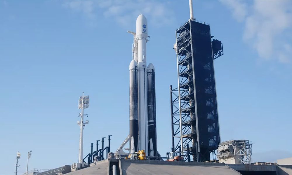 Nave de la misión Clipper de la NASA, momentos antes del despegue