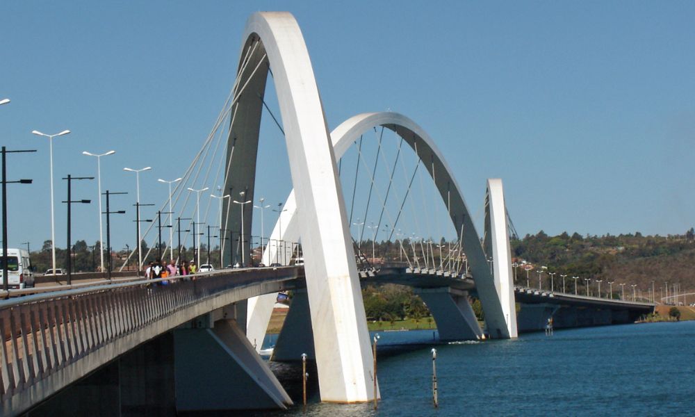 Estructura del puente Juscelino Kubitschek.