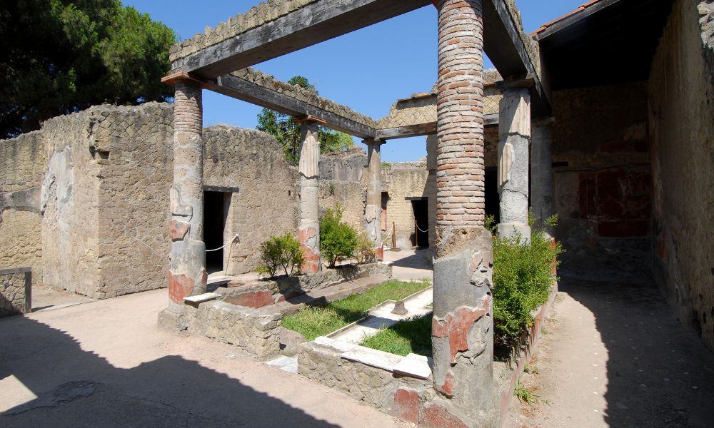 Estructuras de las Ruinas de Ercolano