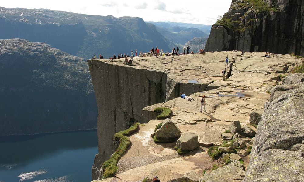 Camino a Preikestolen.