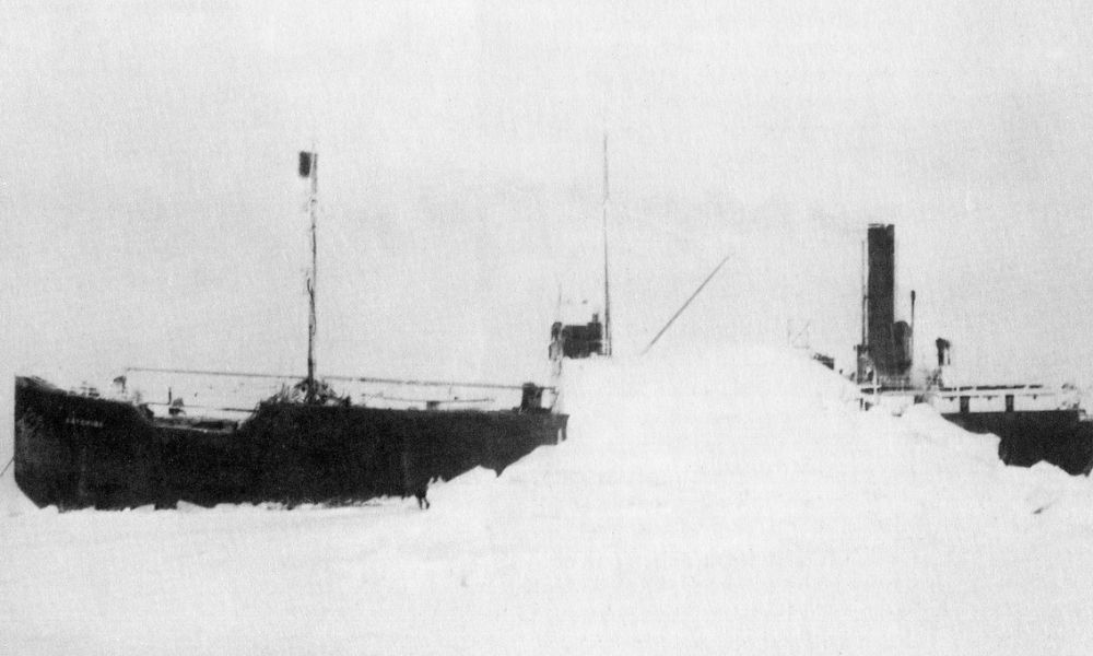 El SS Baychimo, accidentado en Alaska.