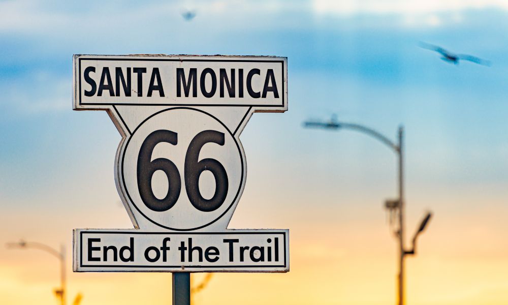 Final de la Ruta 66, en Santa Monica, California