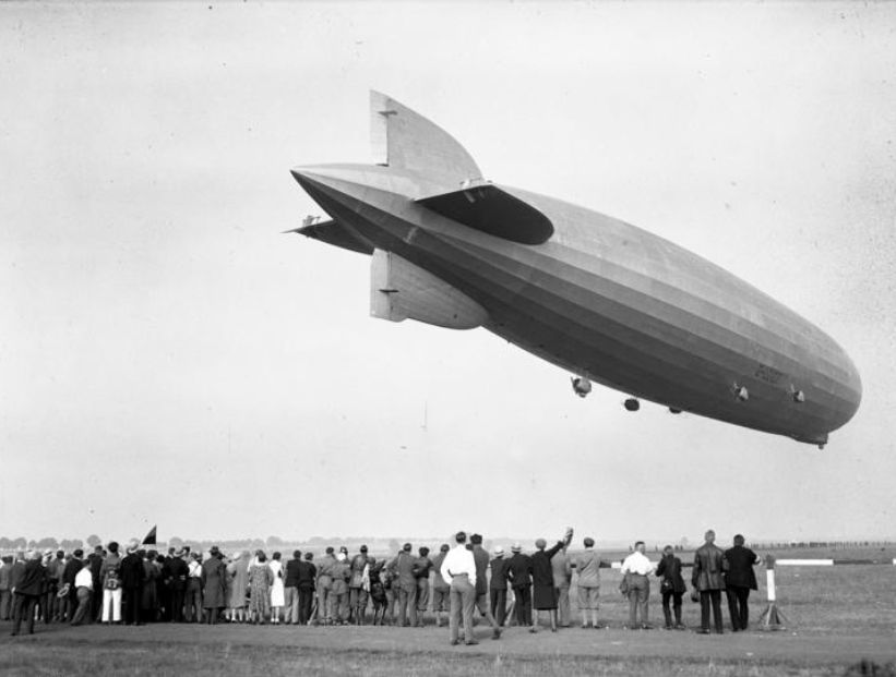 Graf Zeppelin, el enorme dirigible que cruzó Buenos Aires en 1934