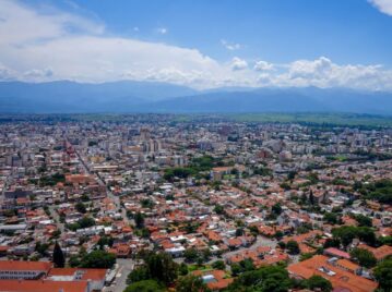 salta visión aérea de la ciudad