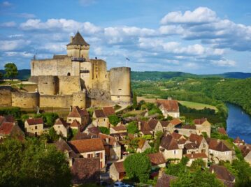 Castelnaud-la-Chapelle, el poblado francés que tiene un castillo histórico