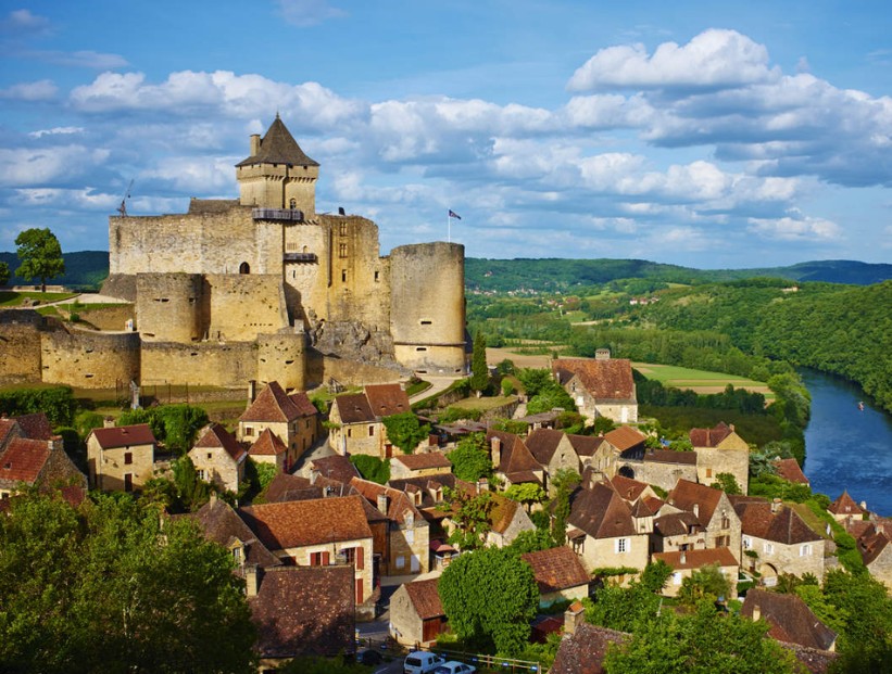 Castelnaud-la-Chapelle, el poblado francés que tiene un castillo histórico