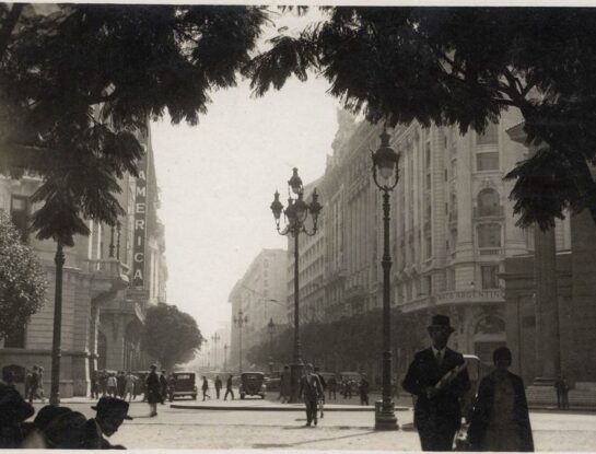Fotografía antigua de la Buenos Aires de hace 100 años