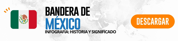 bandera de mexico infografia historia origen significado