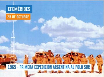 26 de octubre de 1965 - Primera expedición argentina terrestre al Polo Sur.