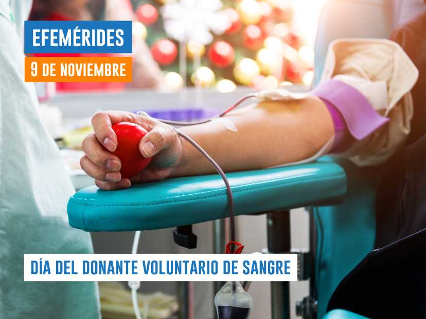 9 de noviembre día del donante voluntario de sangre