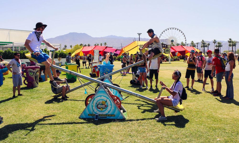 Diversión en Coachella.