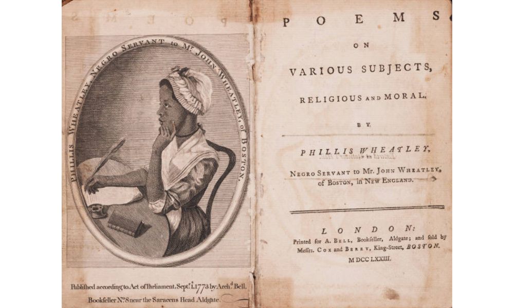 Poems on Various Subjects, Religious and Moral, primer libro de poemas de Phillis Wheatley