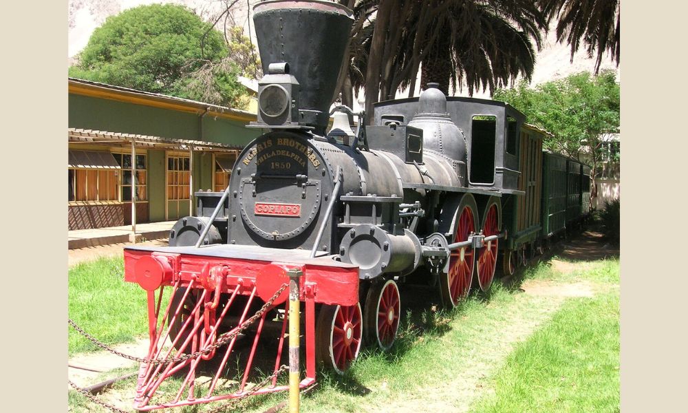 Aspecto actual de la locomotora Copiapó.