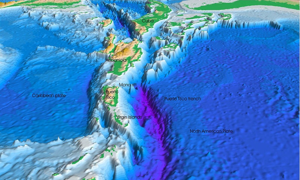 Mapa del fondo del mar