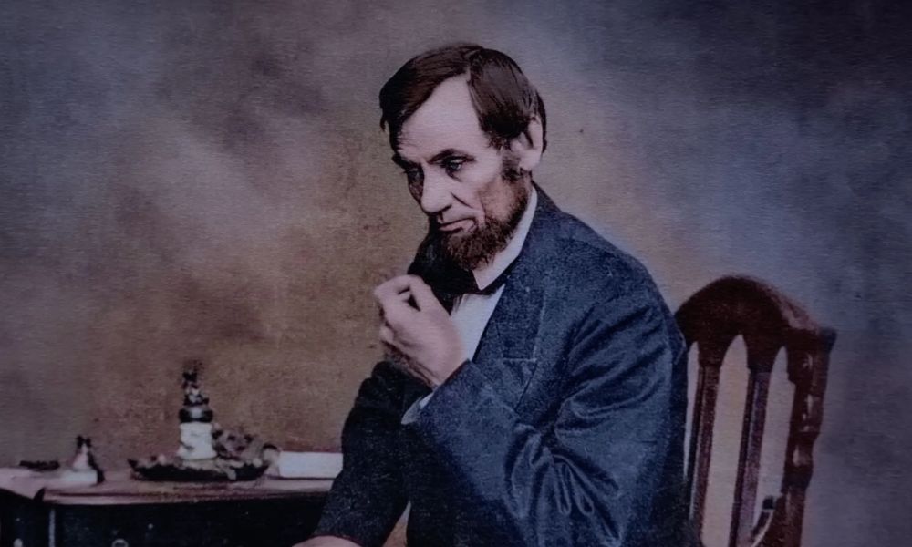 Abraham Lincoln, el presidente más alto de la historia de Estados Unidos.