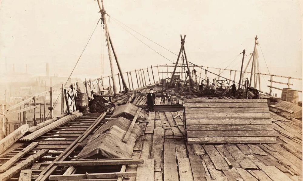 Interior del SS Great Eastern.