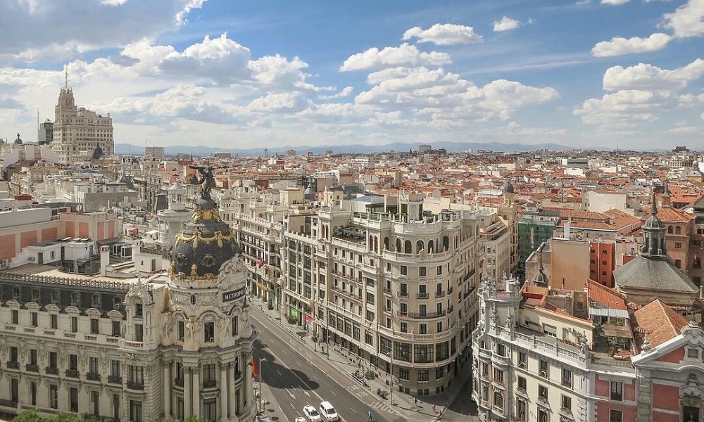 Madrid, una de las ciudades más pobladas de Europa.