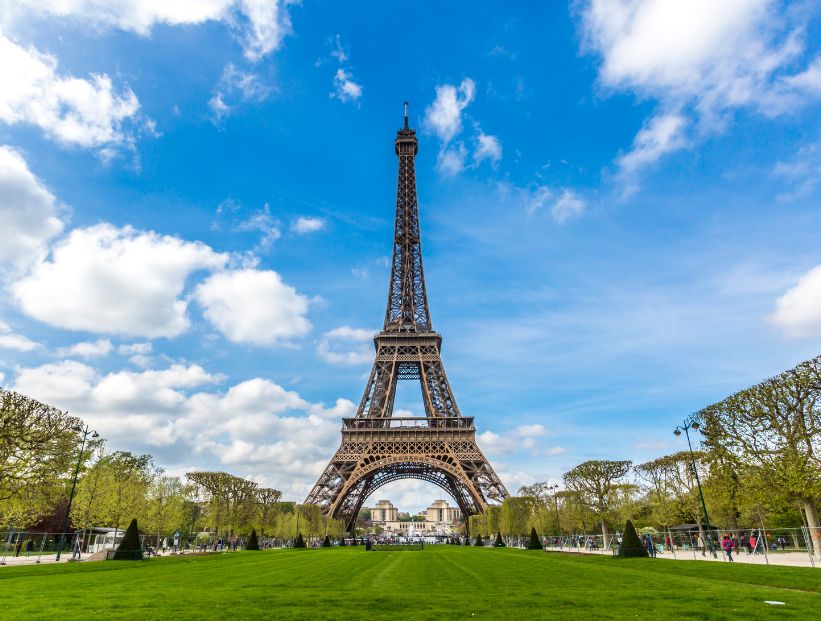 test de monumentos torre eiffel en parís