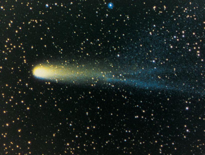 Olor de un cometa espacial