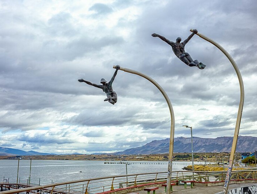 Monumento al Viento, la escultura de Puerto Natales, en Chile