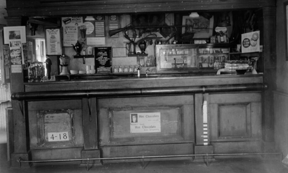 Interior de la taberna más antigua de América.