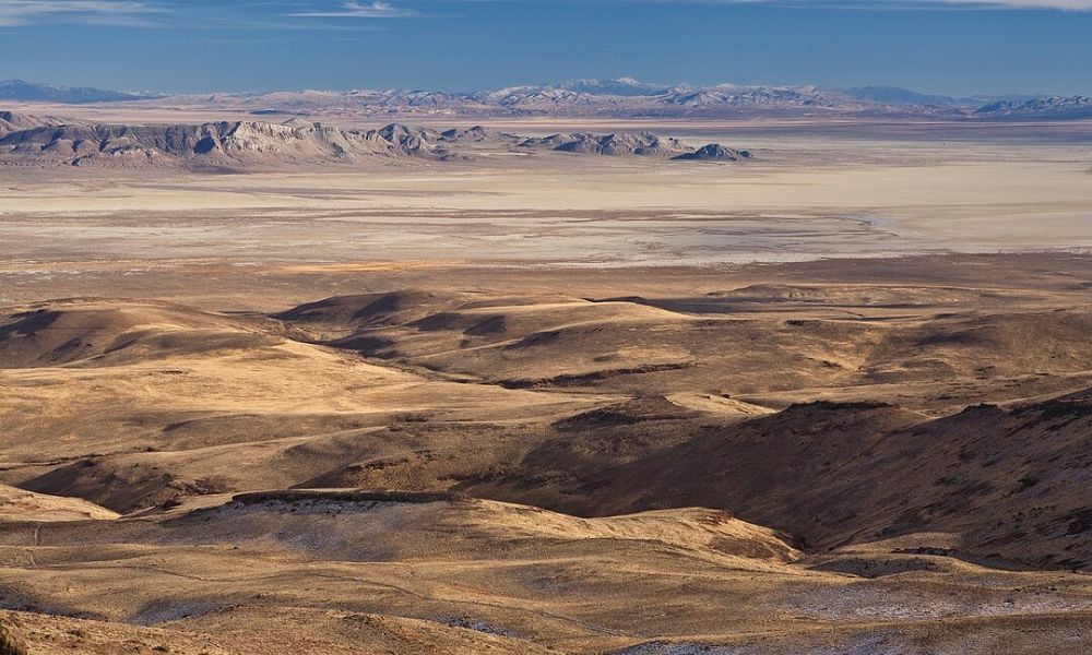 Naturaleza en el desierto más grande de Estados Unidos.