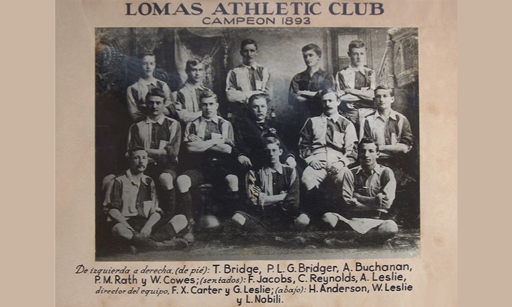 Lomas Athletic Club, primer equipo de futbol argentino tricampeón