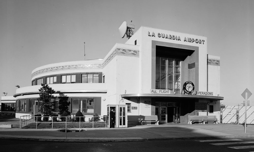 Foto antigua del Aeropuerto LaGuardia.