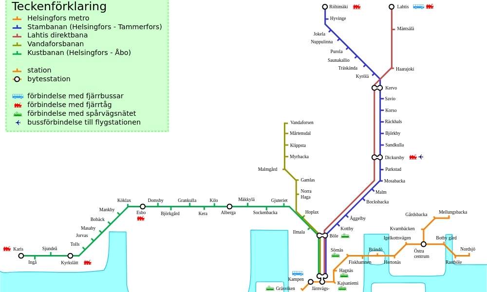 Finlandia tiene el sistema de metro más al norte del mundo