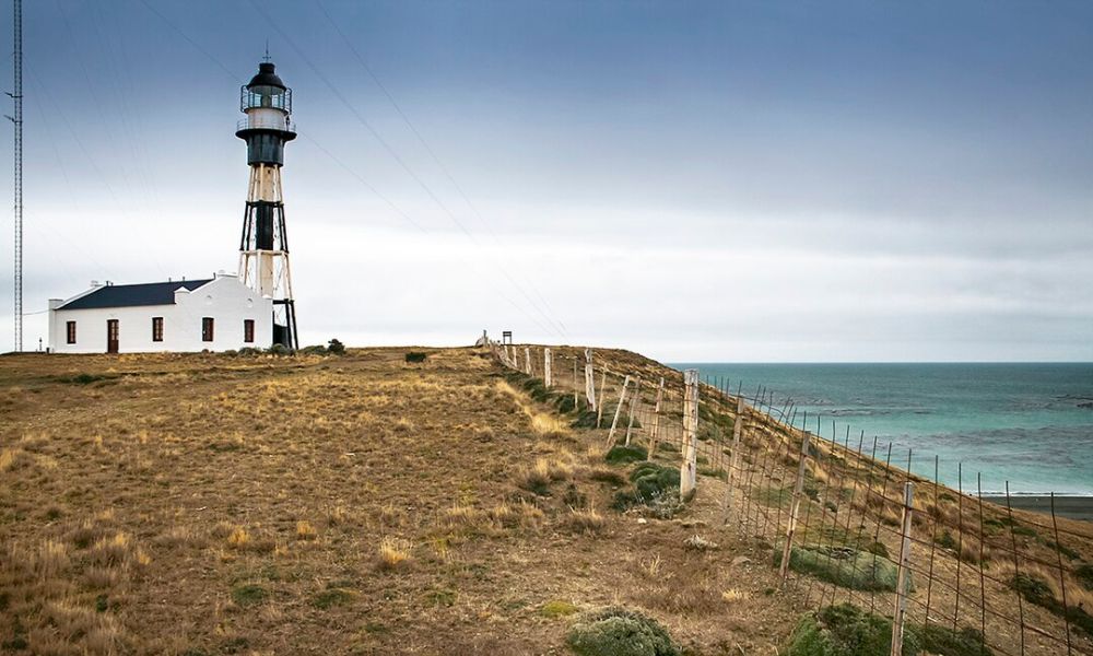 Paisaje que rodea al faro Cabo Vírgenes.