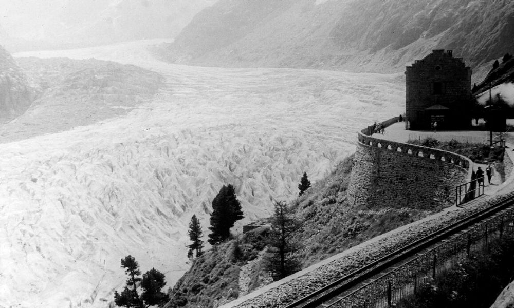 Vista del Mer de Glace