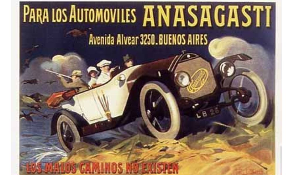 Publicidad de los automoviles anasagasti