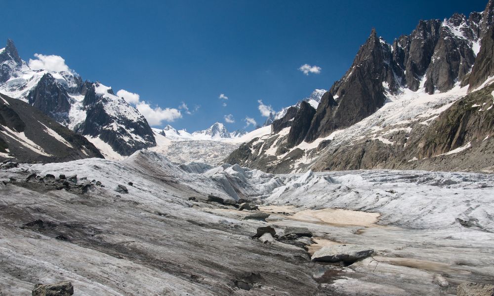 Longitud del glaciar más grande de Francia