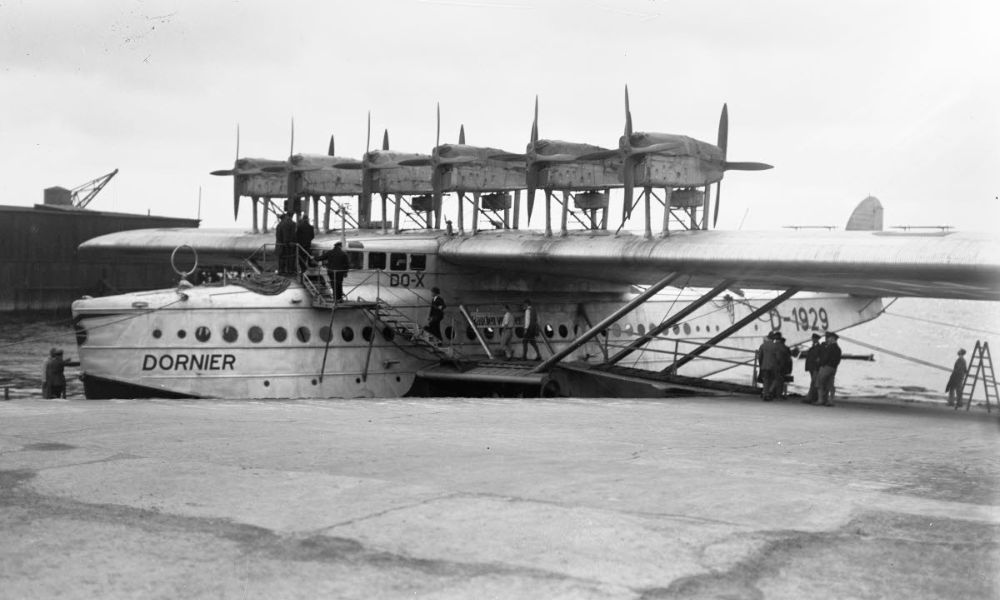 Diseño del avión Dornier Do X.